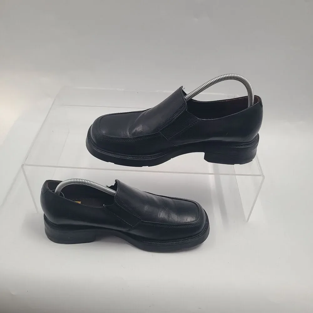 Nunn Bush Nxxt Men’s Black Leather Slip On Loafer size 9 Style 114462
